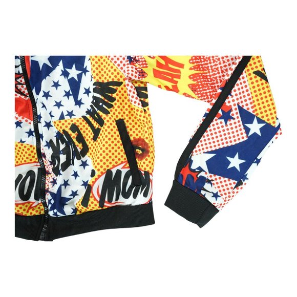 LOVE hoodie Large Comics‎ Graphics Colorful Girls Jacket Pockets - Picture 3 of 6